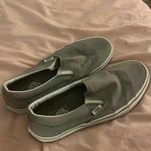 Gray Slip on Vans